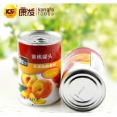 康發黃桃罐頭425g批發外貿出口品質山東特產零食水果罐頭